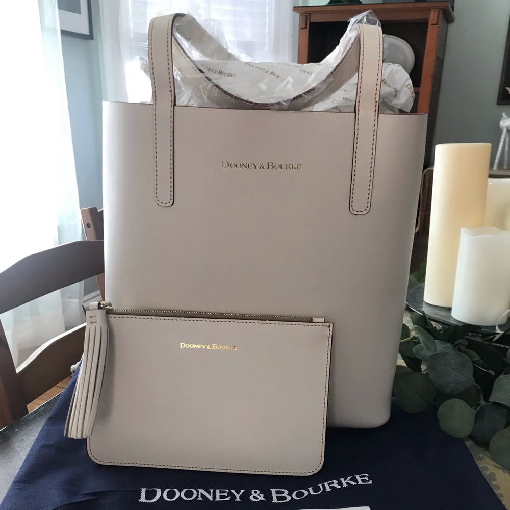 Dooney & Bourke Waverly Tote and tasseled pouch